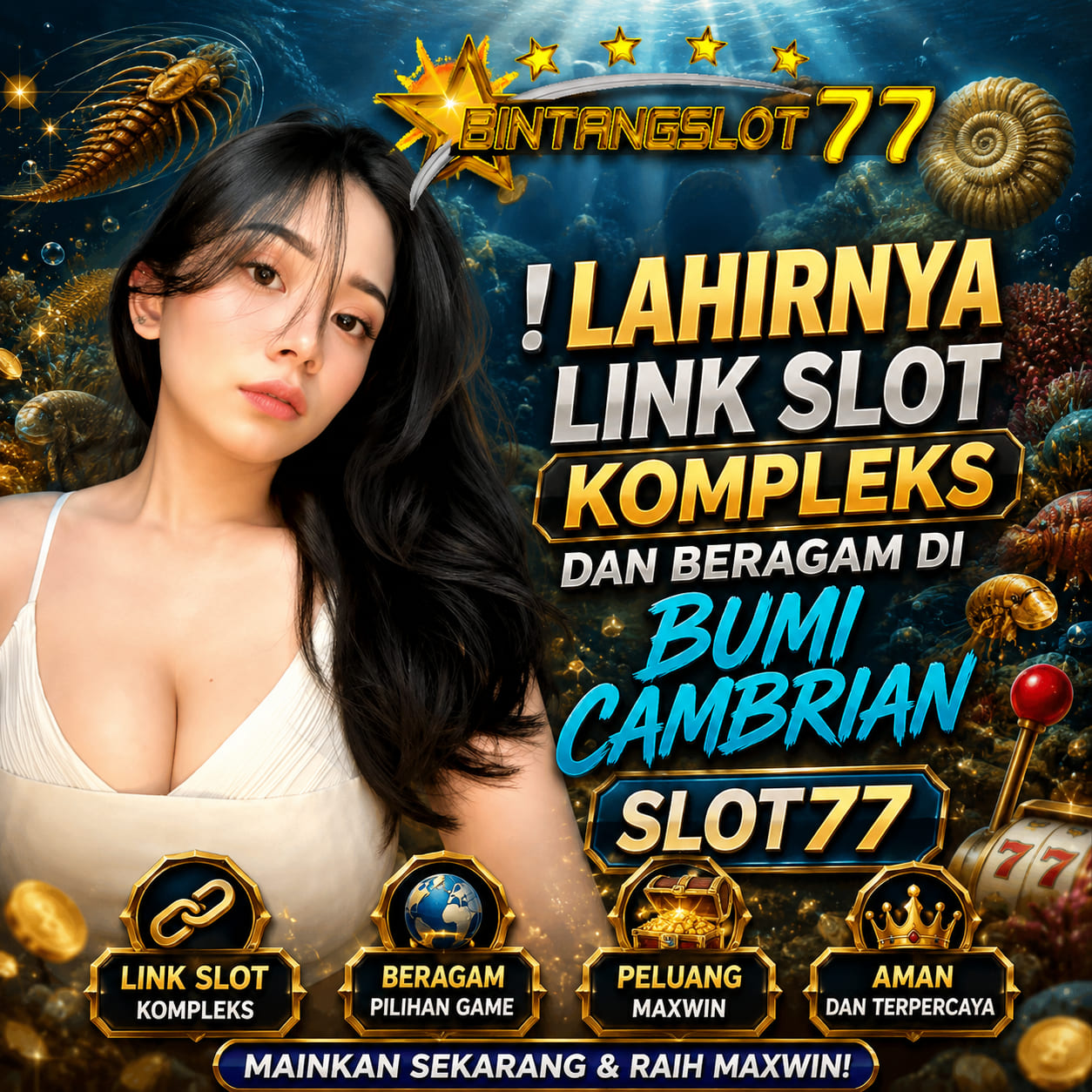 BINTANGSLOT77 ! lahirnya Link Slot Kompleks dan beragam di Bumi Cambrian Slot77
