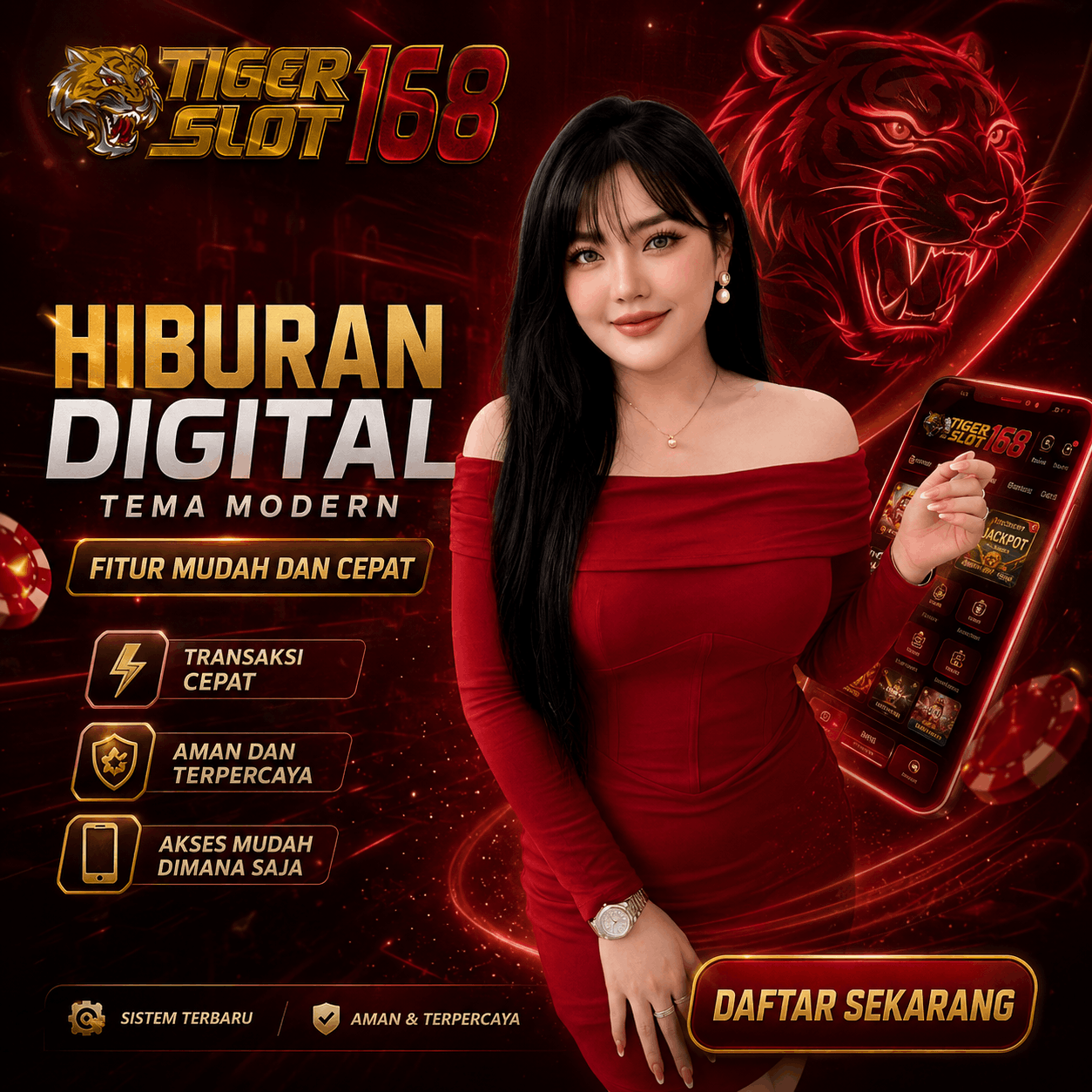 Tigerslot168 Hiburan Digital Tema Modern Fitur Mudah Dan Cepat